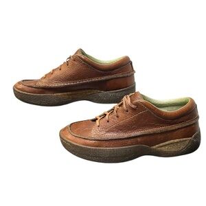 🪵‎ ROGUE Rustic Leather Moc Oxfords | Men’s 7.5 Trail/Hiking Shoes